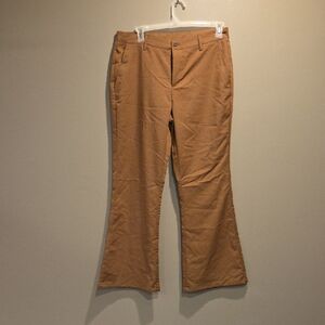 Tan Flared Pants